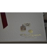 WHITE+ROSE GOLD PENDANT K14 MG168 2,25GR. BR 0,06CT 